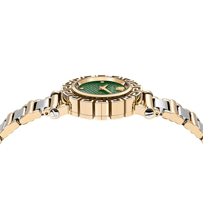 Versace Greca Glam 30 mm Green Dial Women Analog Watch- VE2Q00622