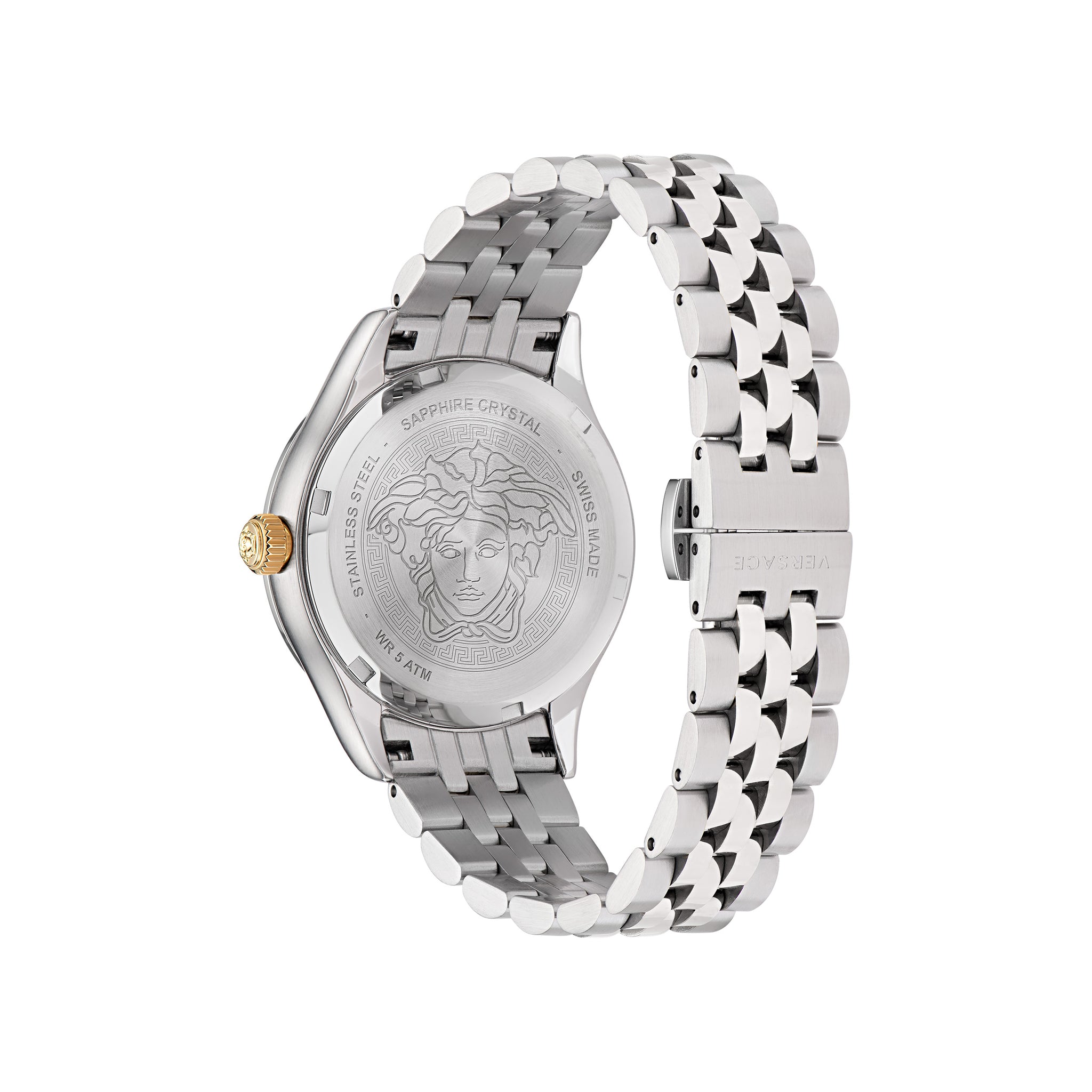 Versace 35 mm Hellenyium Silver Dial Women Watch VE2S00322