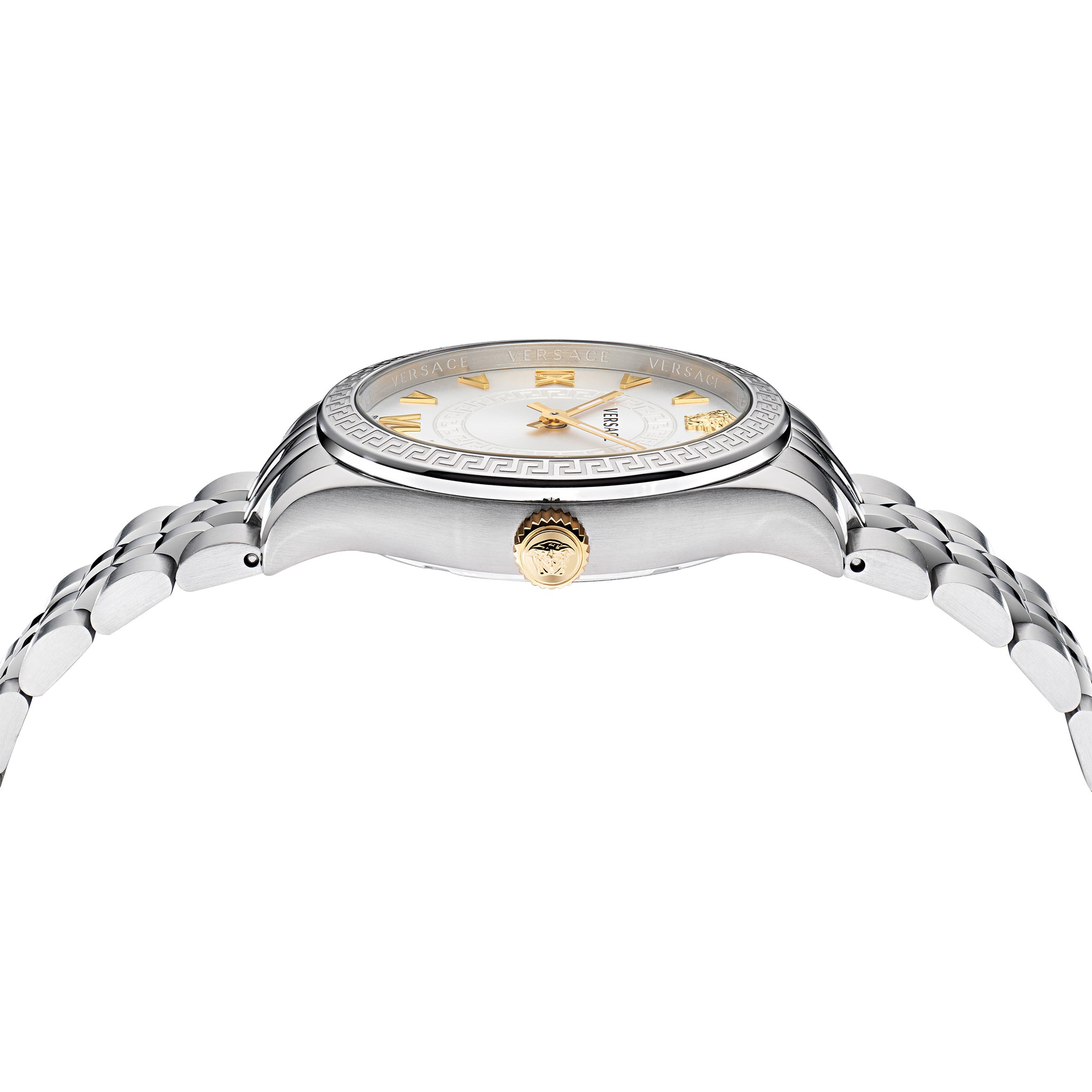 Versace 35 mm Hellenyium Silver Dial Women Watch VE2S00322