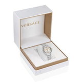 Versace 35 mm Hellenyium Silver Dial Women Watch VE2S00322