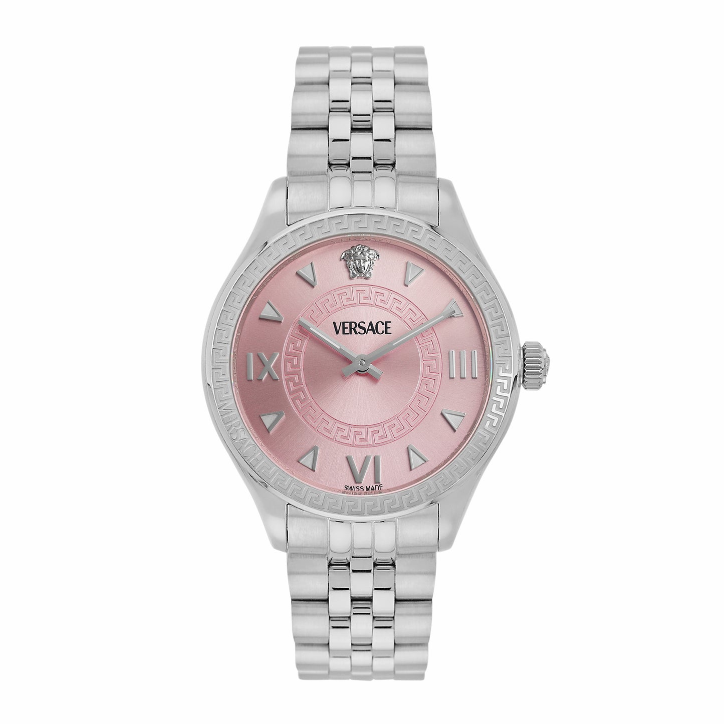 Versace Hellenyium 35 mm Pink Dial Women Analog Watch- VE2S00825