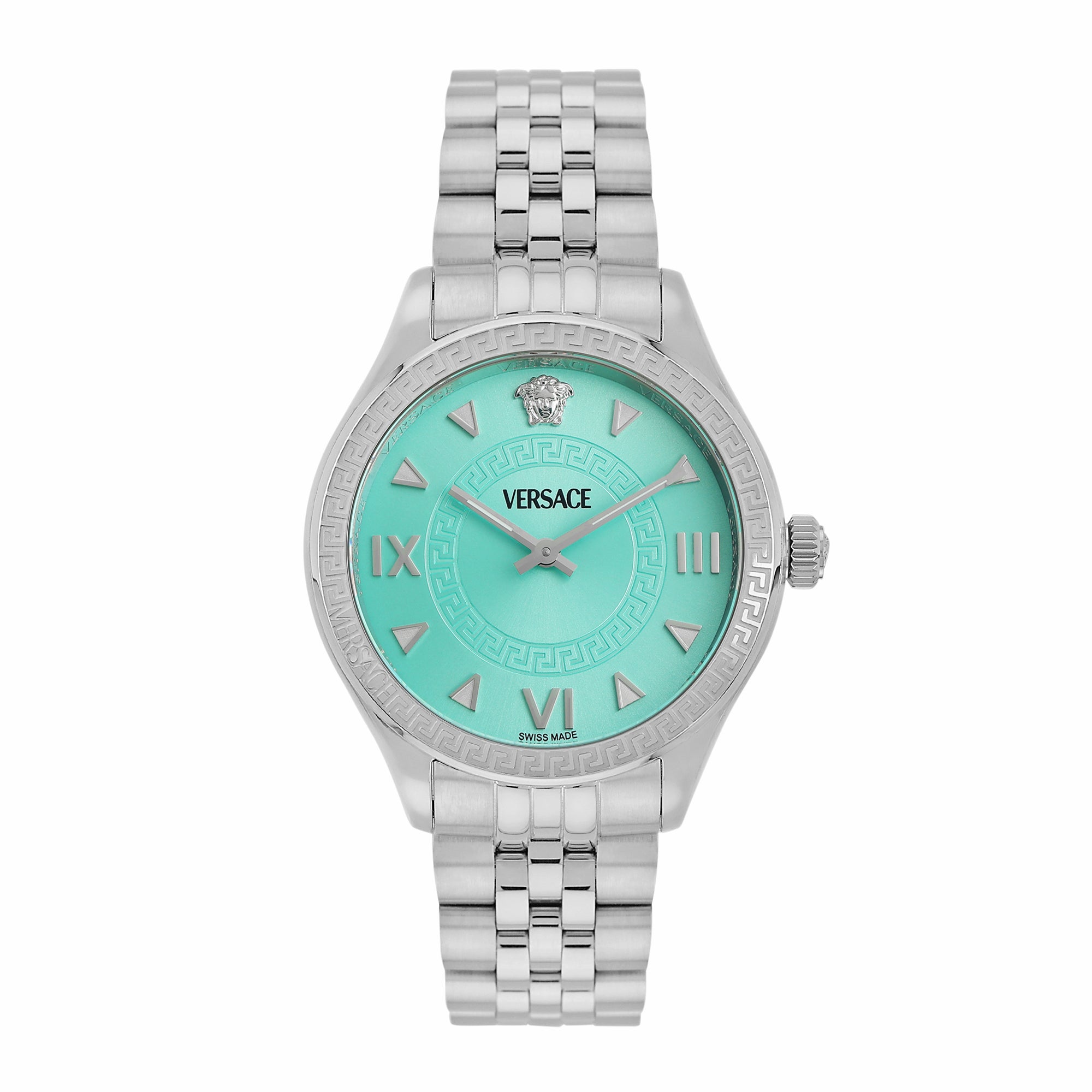 Versace Hellenyium 35 mm Light Blue Dial Women Analog Watch VE2S00925