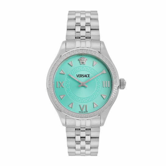 Versace Hellenyium 35 mm Light Blue Dial Women Analog Watch- VE2S00925