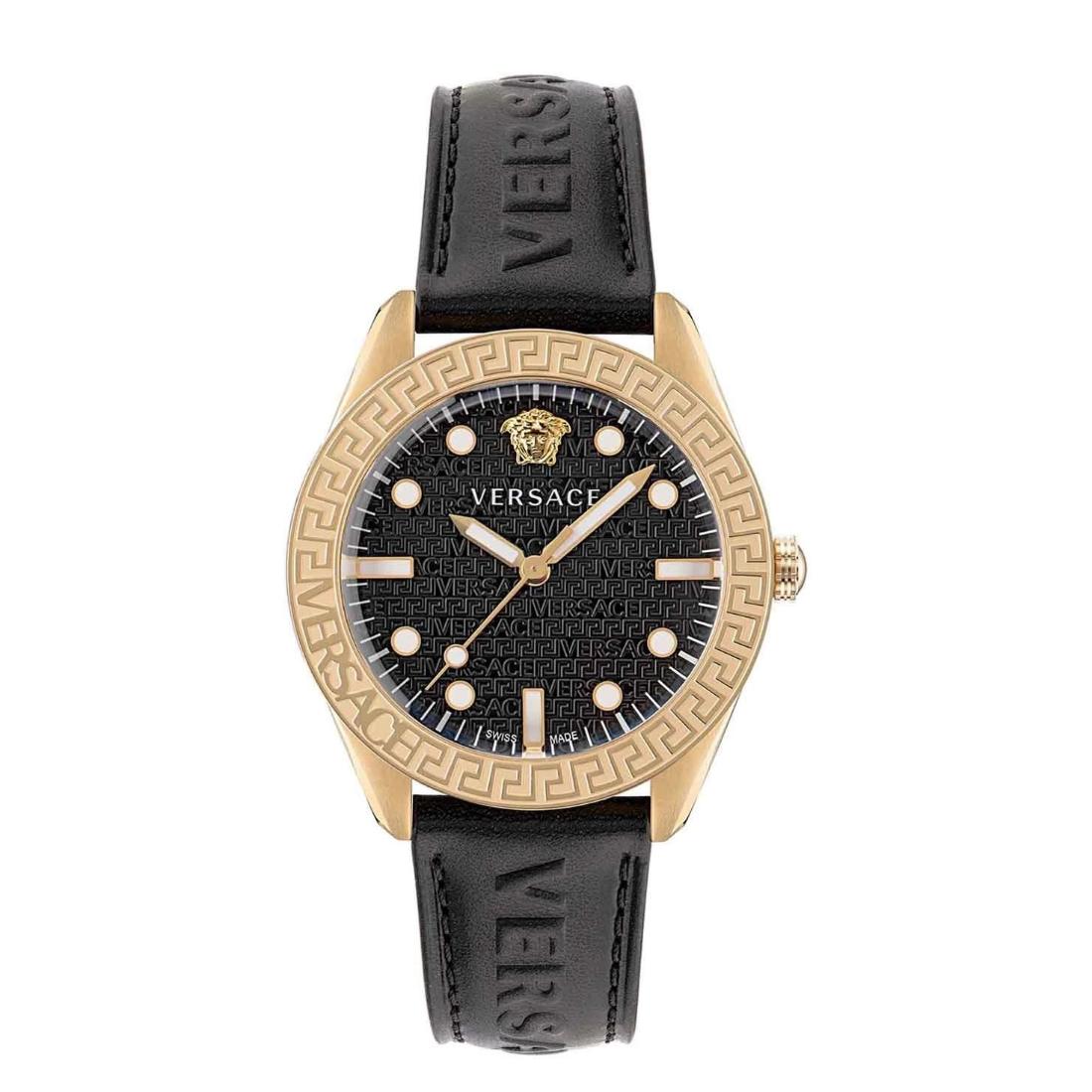 Versace Black 42 mm Dial Men Analogue Watch VE2T00222