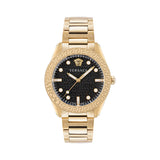 Versace 42 mm Greca Dome Black Dial Men Watch VE2T00522