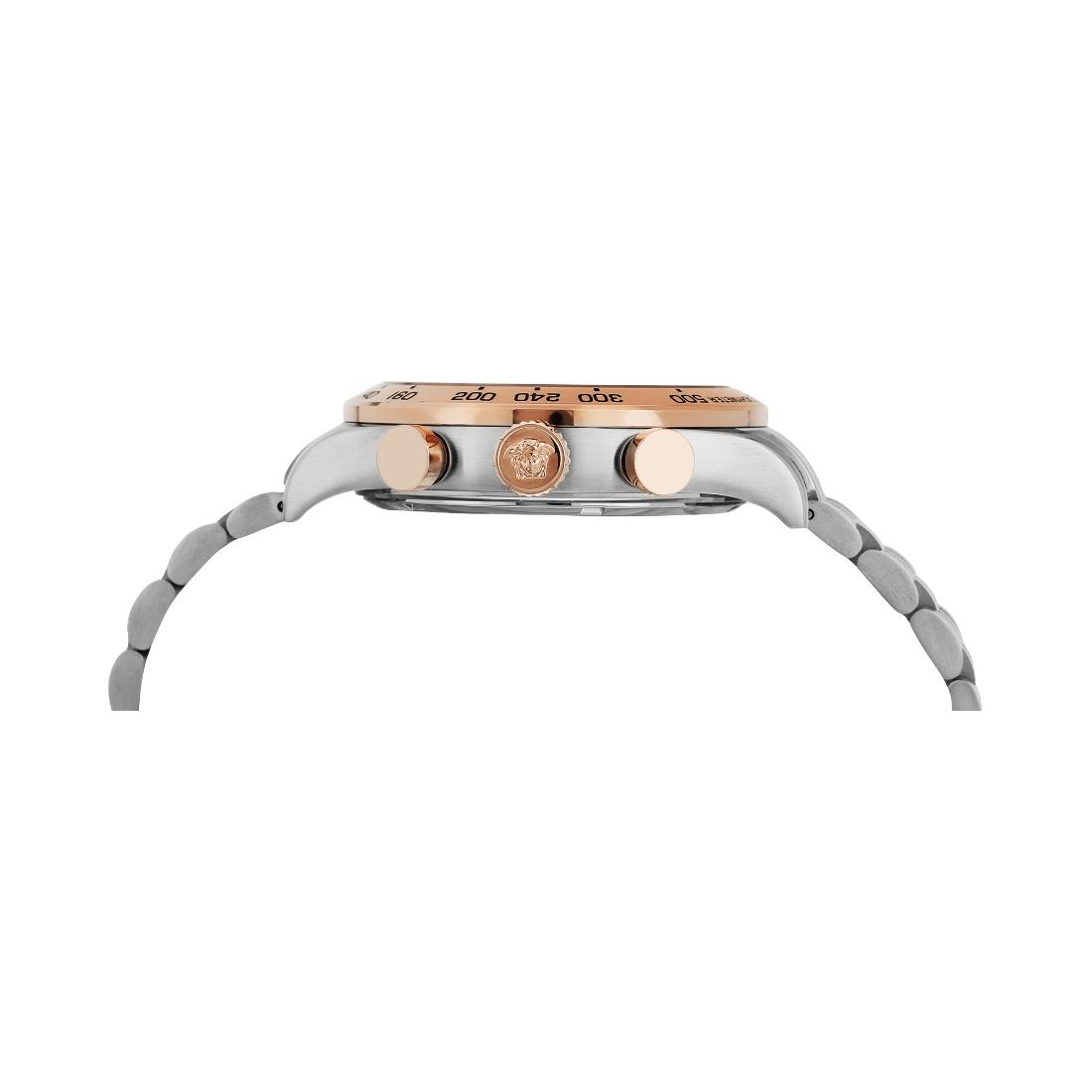 Versace Hellenyium Chrono 44 mm Green Dial Men Watch VE2U00924