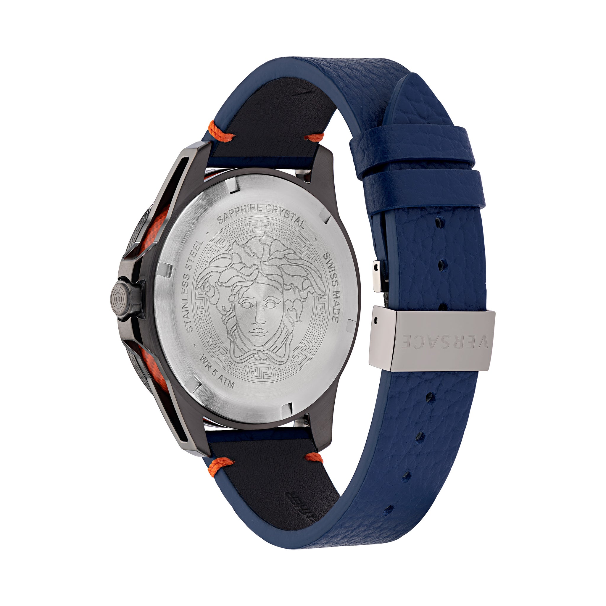 Versace 45 mm Wrist Watch Men Blue Dial VE2W00222
