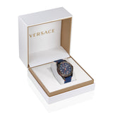 Versace 45 mm Wrist Watch Men Blue Dial VE2W00222