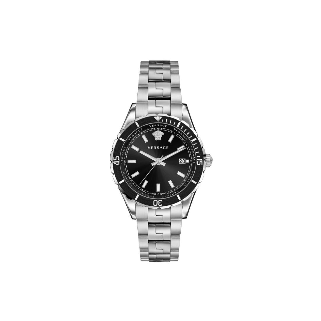 Versace Hellenyium 42 mm Black Dial Men Analog Watch- VE3A00520