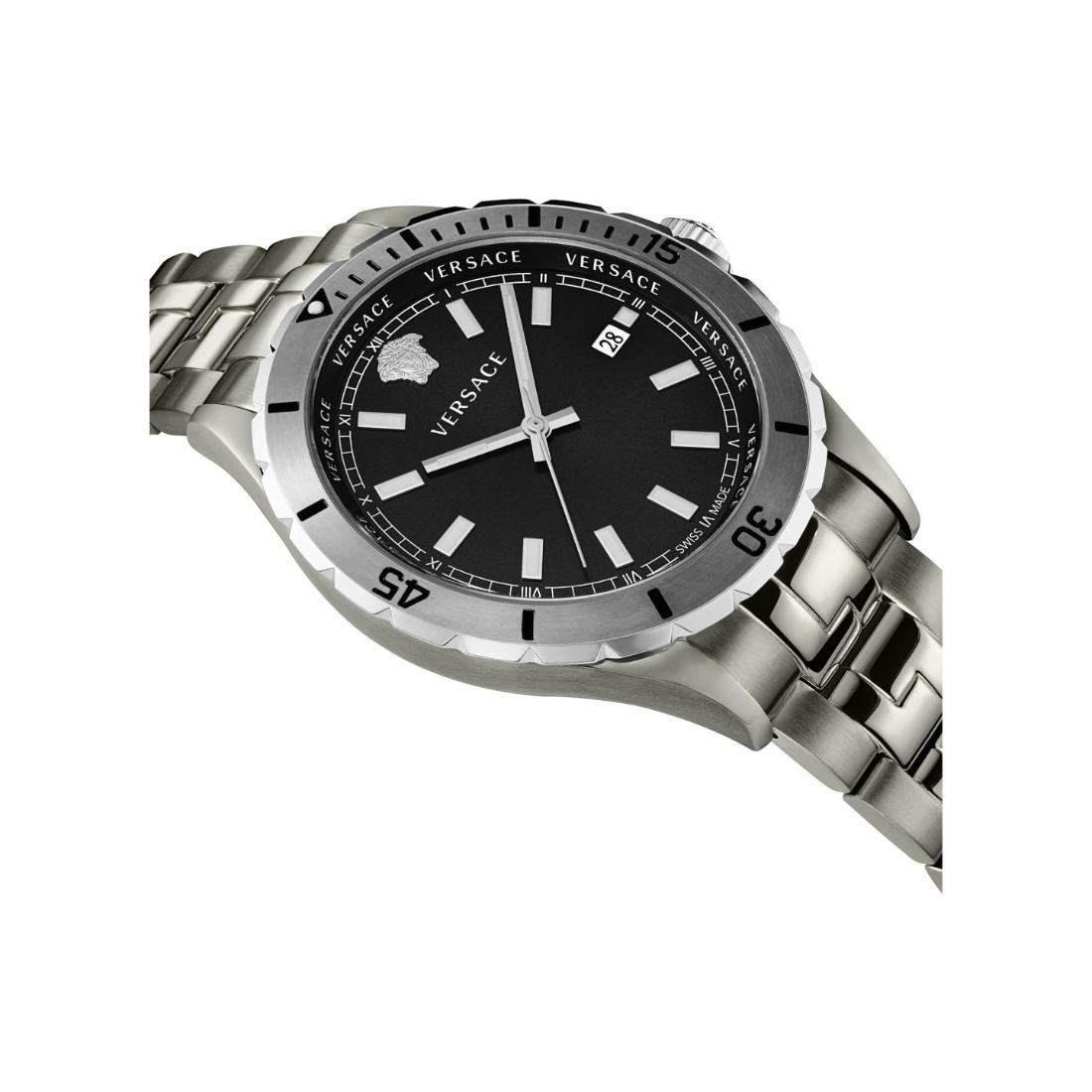 Versace Hellenyium 42 mm Black Dial Men Analog Watch VE3A00620