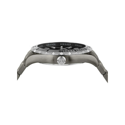 Versace Hellenyium 42 mm Black Dial Men Analog Watch- VE3A00620