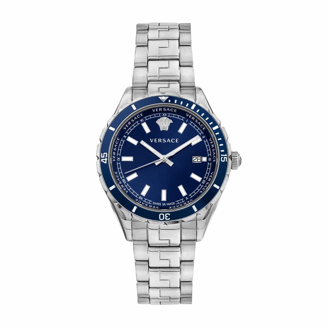 Versace Men 42 mm Size Blue Dial Analog Watch VE3A00922