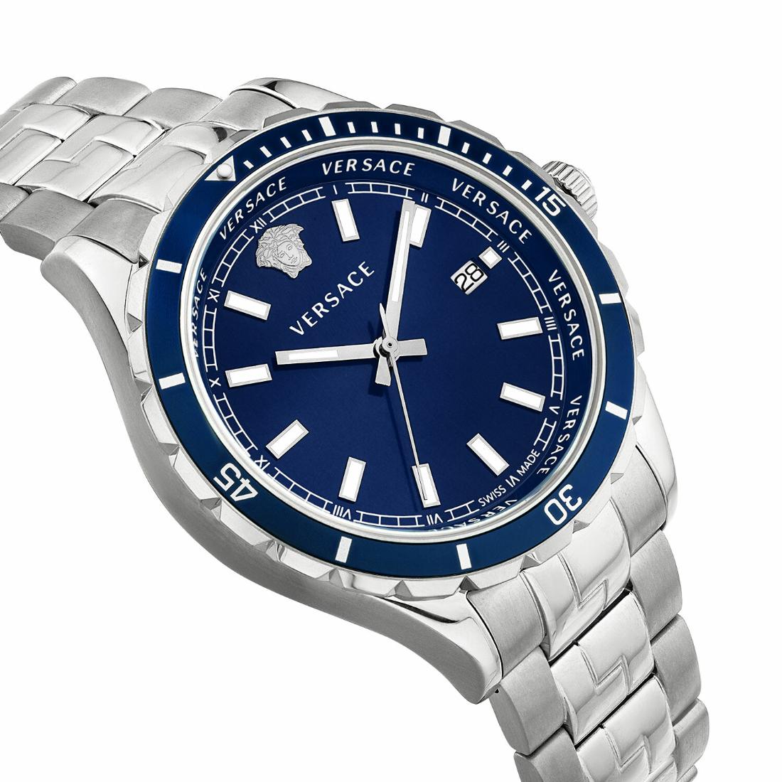 Versace Men 42 mm Size Blue Dial Analog Watch VE3A00922
