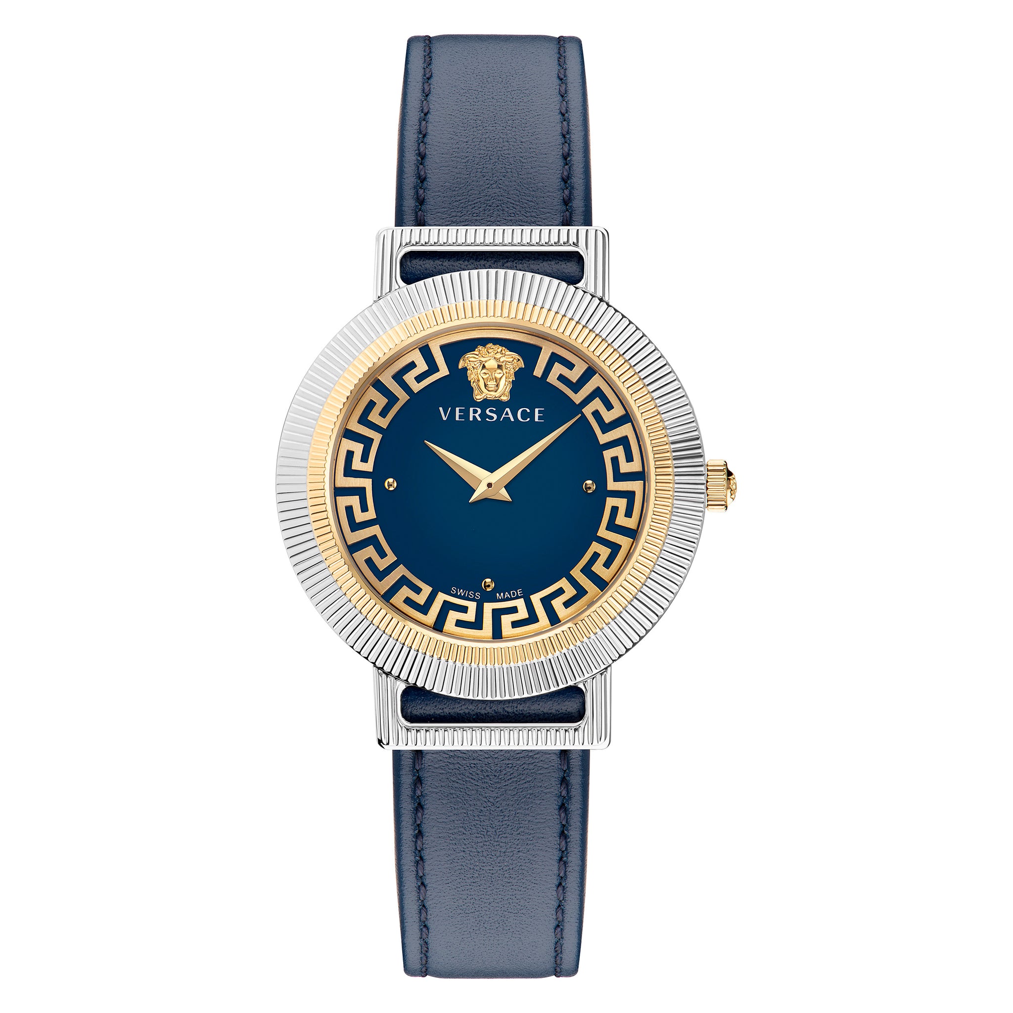 Versace 44 mm Wrist Watch Women Blue Dial VE3D00122