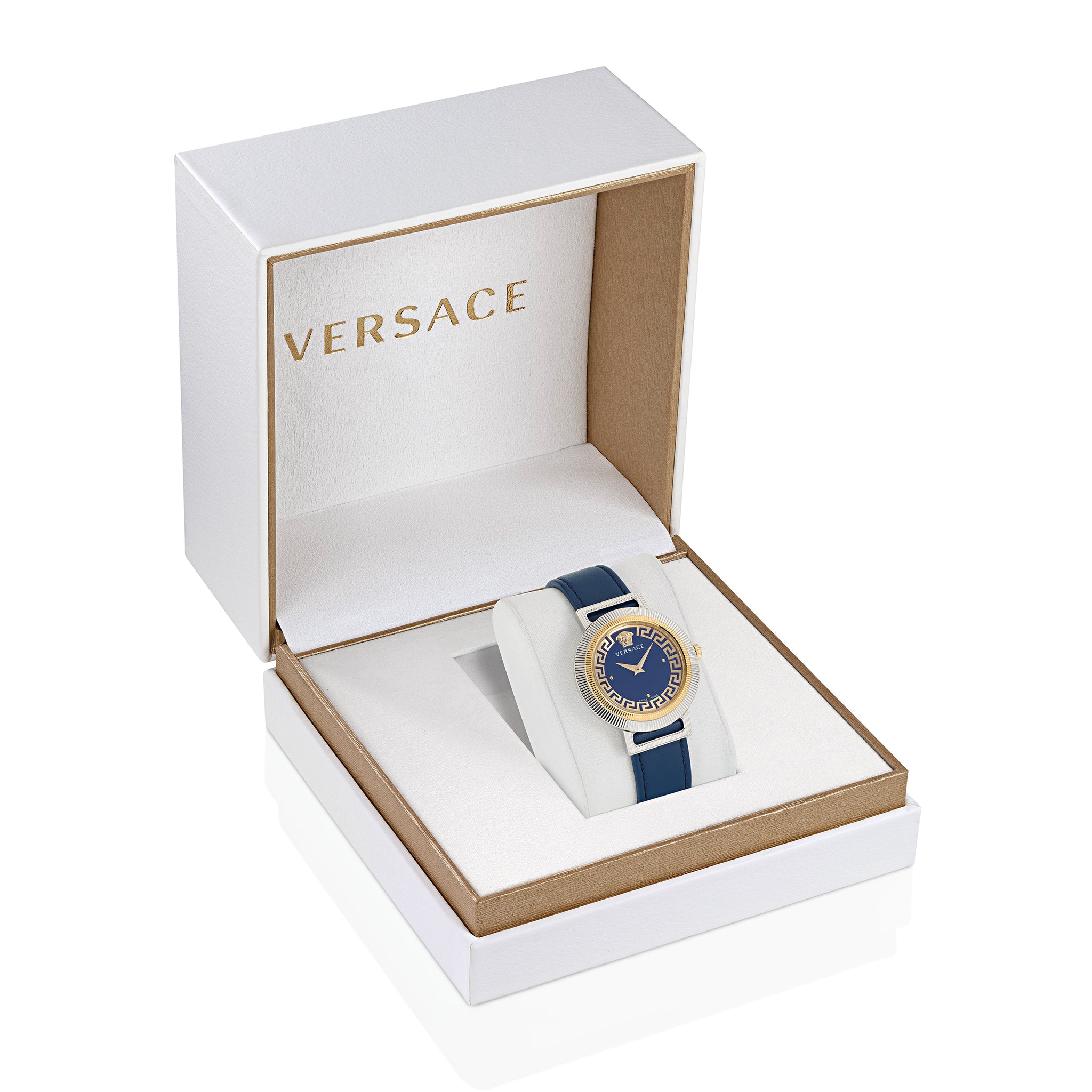 Versace 44 mm Wrist Watch Women Blue Dial VE3D00122