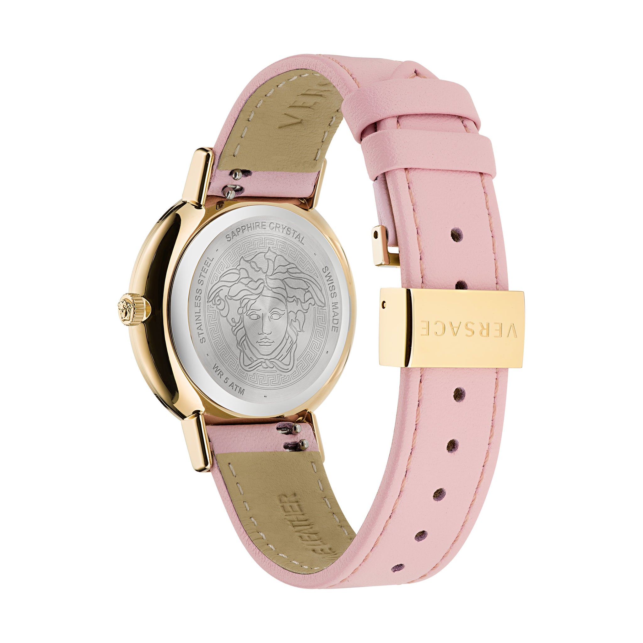 Versace 44 mm Wrist Watch Women Pink Dial VE3D00222