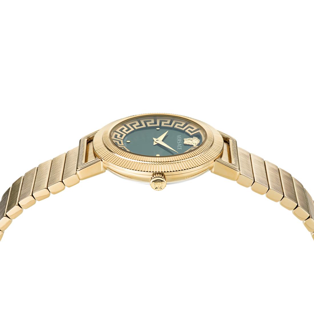 Versace Greca Chic 44 mm Green Dial Women Analog Watch VE3D00522