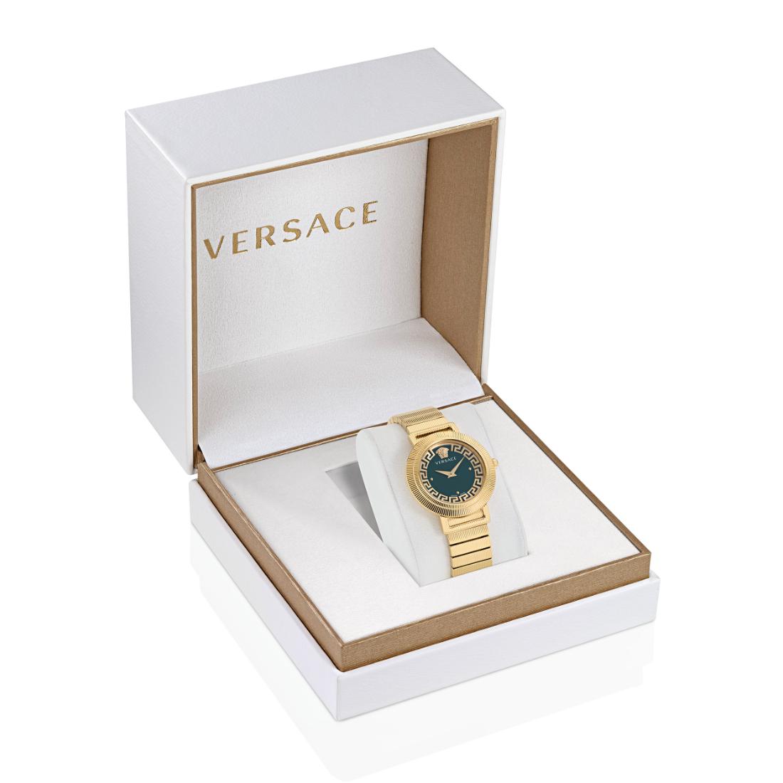 Versace Greca Chic 44 mm Green Dial Women Analog Watch VE3D00522