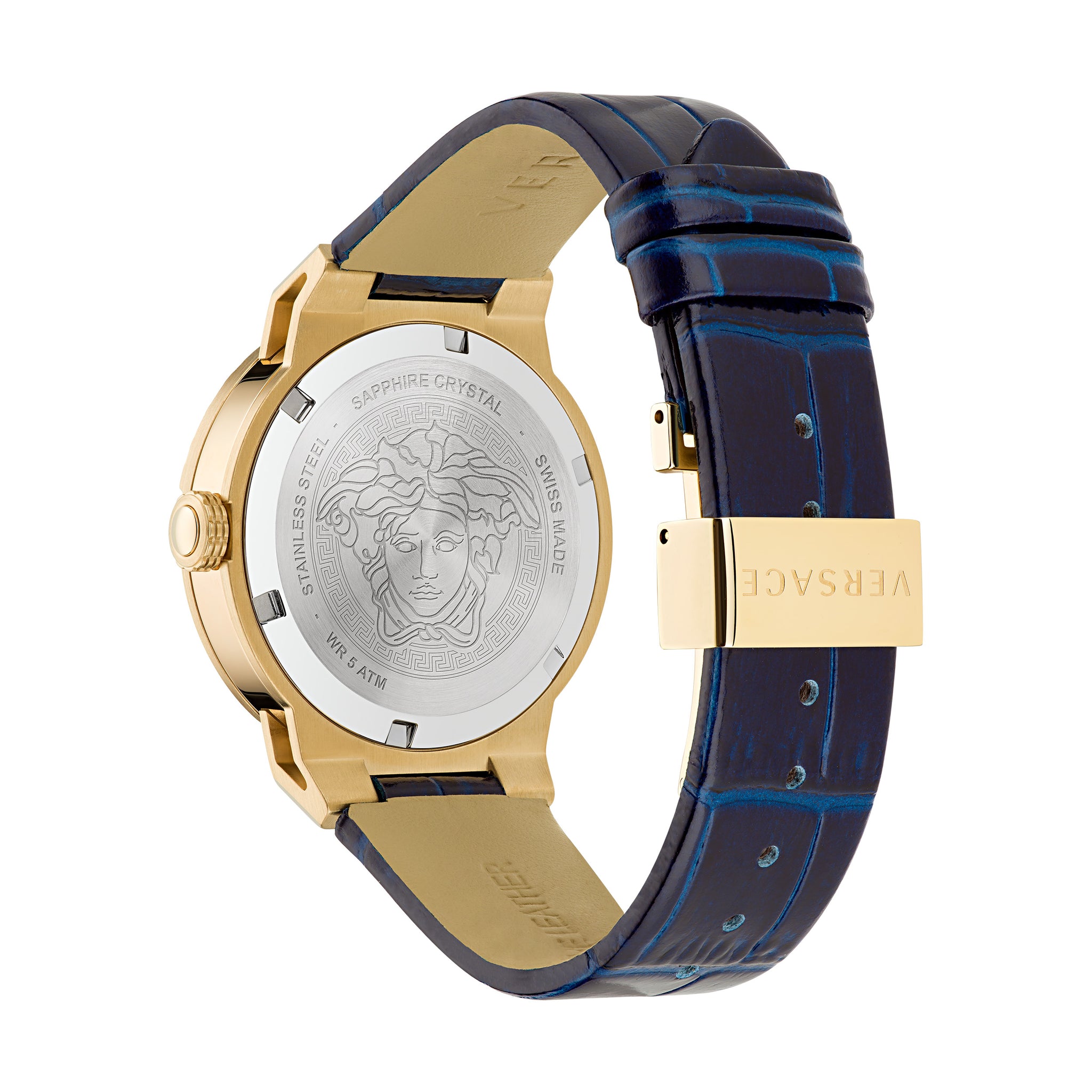 Versace 38 mm Wrist Watch Women Blue Dial VE3F00122