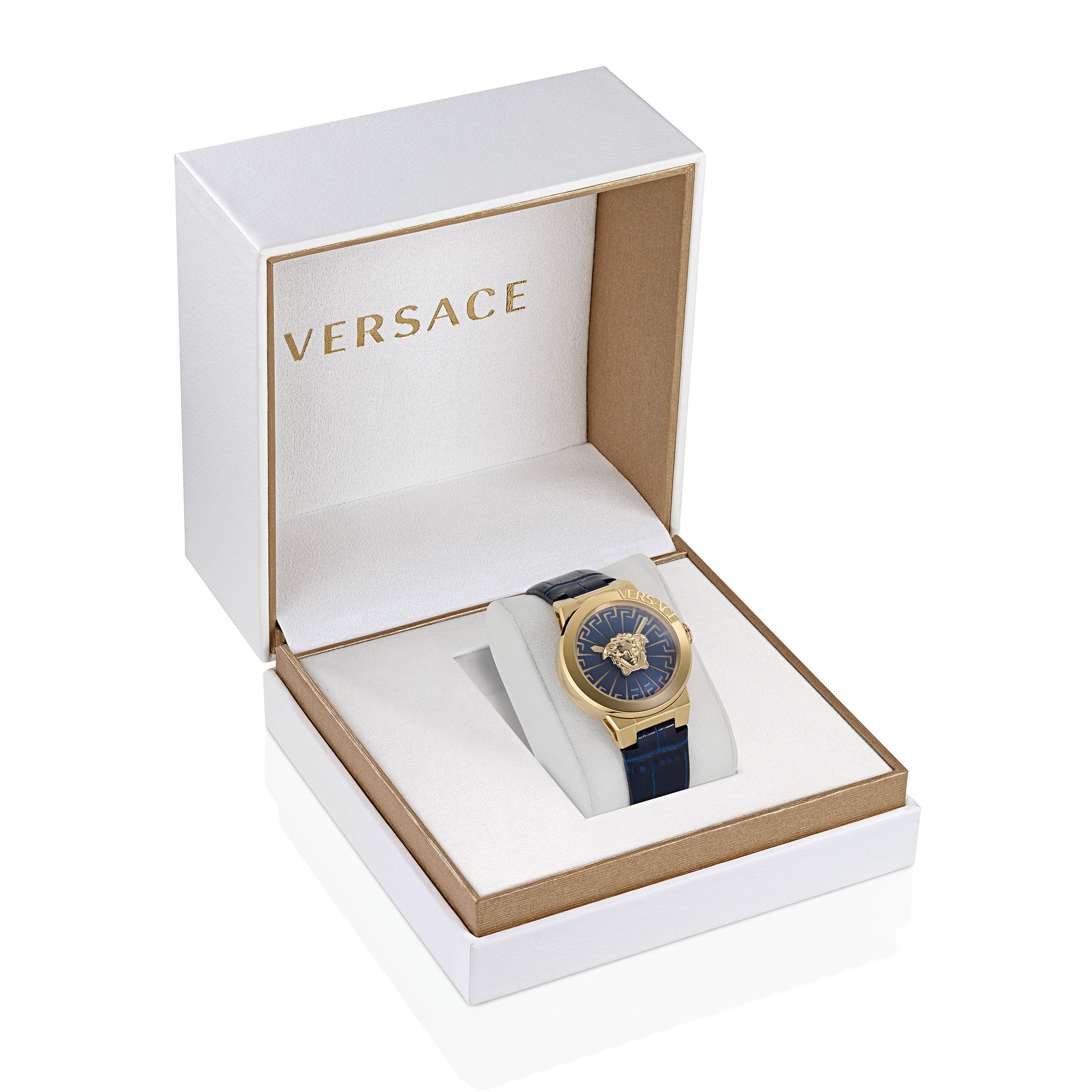 Versace 38 mm Wrist Watch Women Blue Dial VE3F00122
