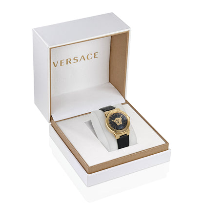 Versace Medusa Infinite Black Dial Women Watch - Ve3F00222