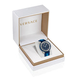 Versace 45 mm Wrist Watch Men Blue Dial VE3J00122