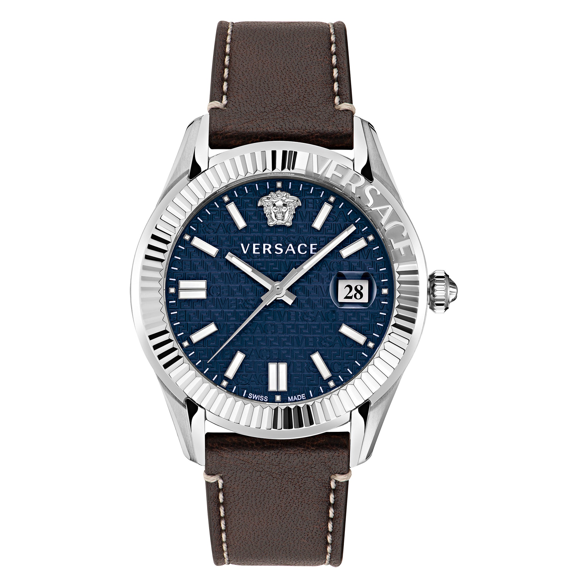Versace 41 mm Wrist Watch Men Blue Dial VE3K00122