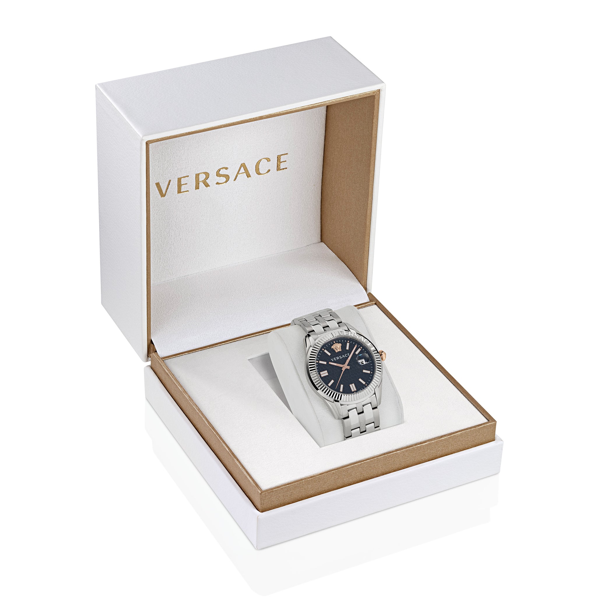 Versace 41 mm Black Dial Men Watch VE3K00322
