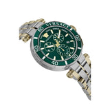 Versace Chrono 45 mm Green Dial Men Watch VE3L00422
