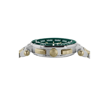 Versace Chrono 45 mm Green Dial Men Watch- VE3L00422