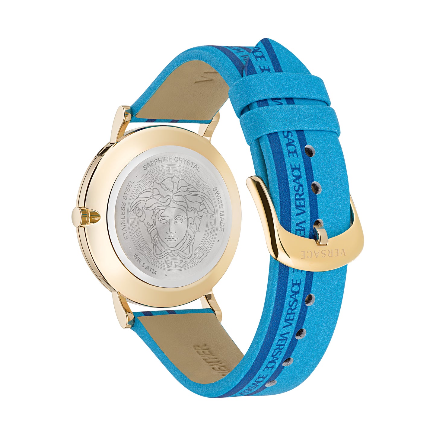 Versace Wrist Watch Women Light Blue Dial - Ve3M00222