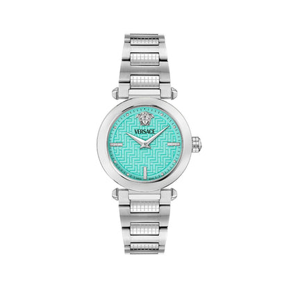 Versace Greek 35X41 mm Blue Dial Women Analog Watch- VE5B00225