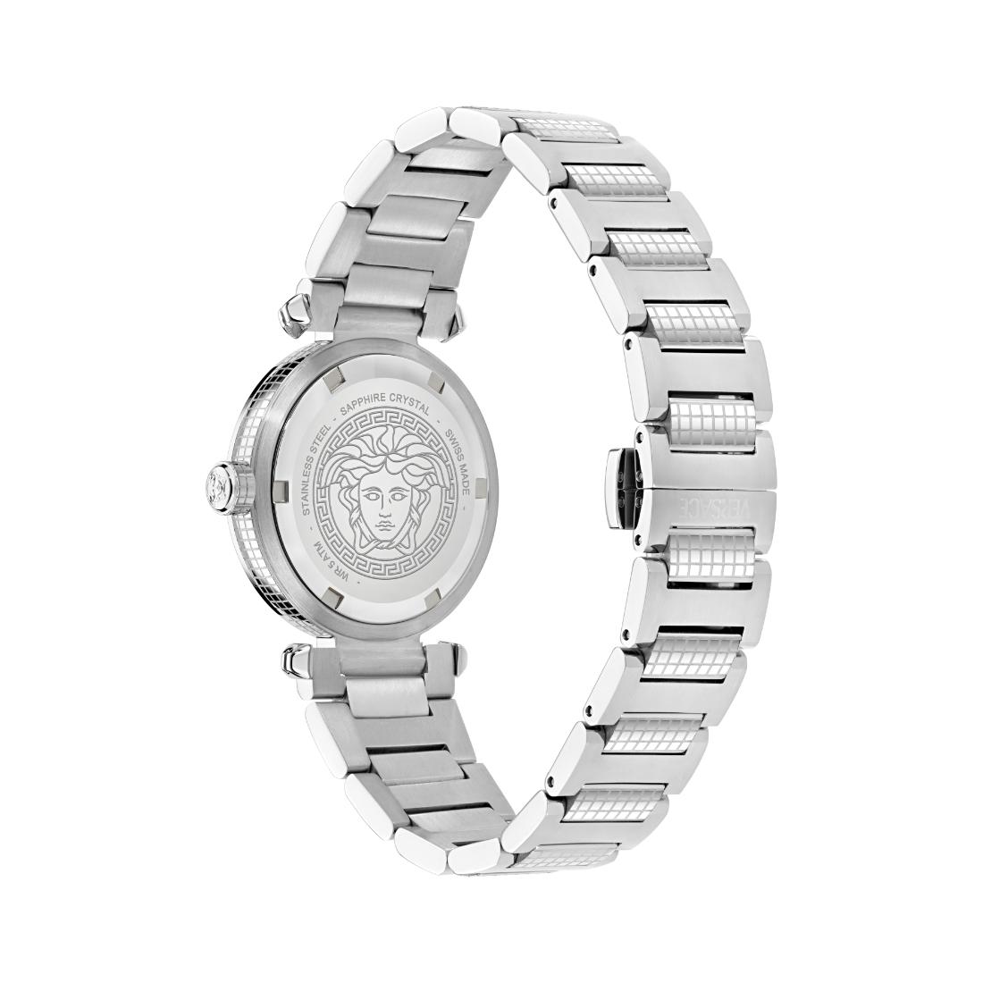 Versace Greek 35X41 mm Blue Dial Women Analog Watch VE5B00225