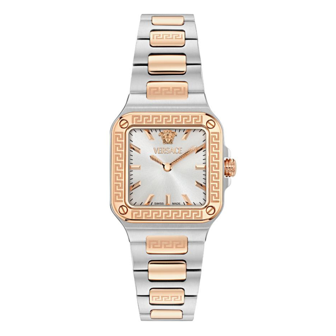 Versace 5G-GRECA EDGE Women 35.90 x 29 mm White-Silver Dial Analog Watch VE5G00426