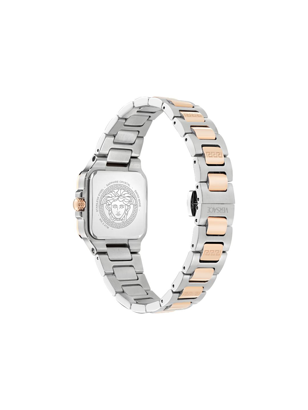 Versace 5G-GRECA EDGE Women 35.90 x 29 mm White-Silver Dial Analog Watch VE5G00426