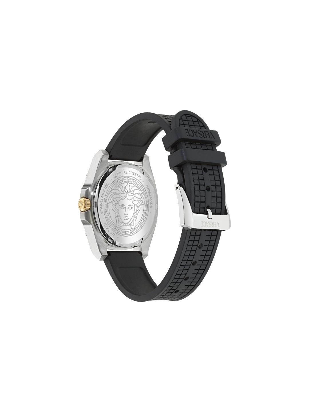 Versace 5H-GRECA PULSE Women 35.8mm Black Dial Analog Watch VE5H00126