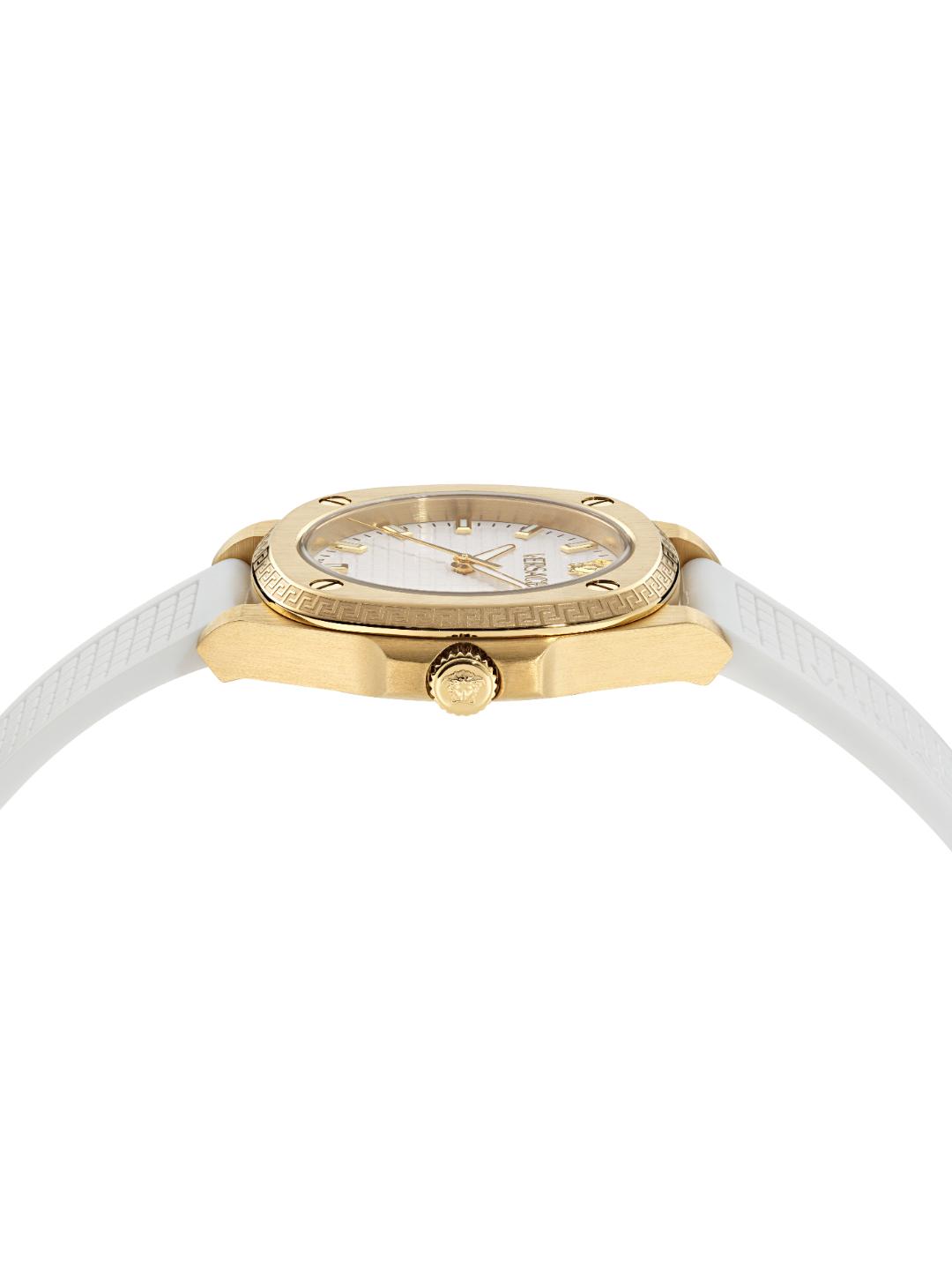 Versace 5H-GRECA PULSE Women 35.8mm White Dial Analog Watch VE5H00226