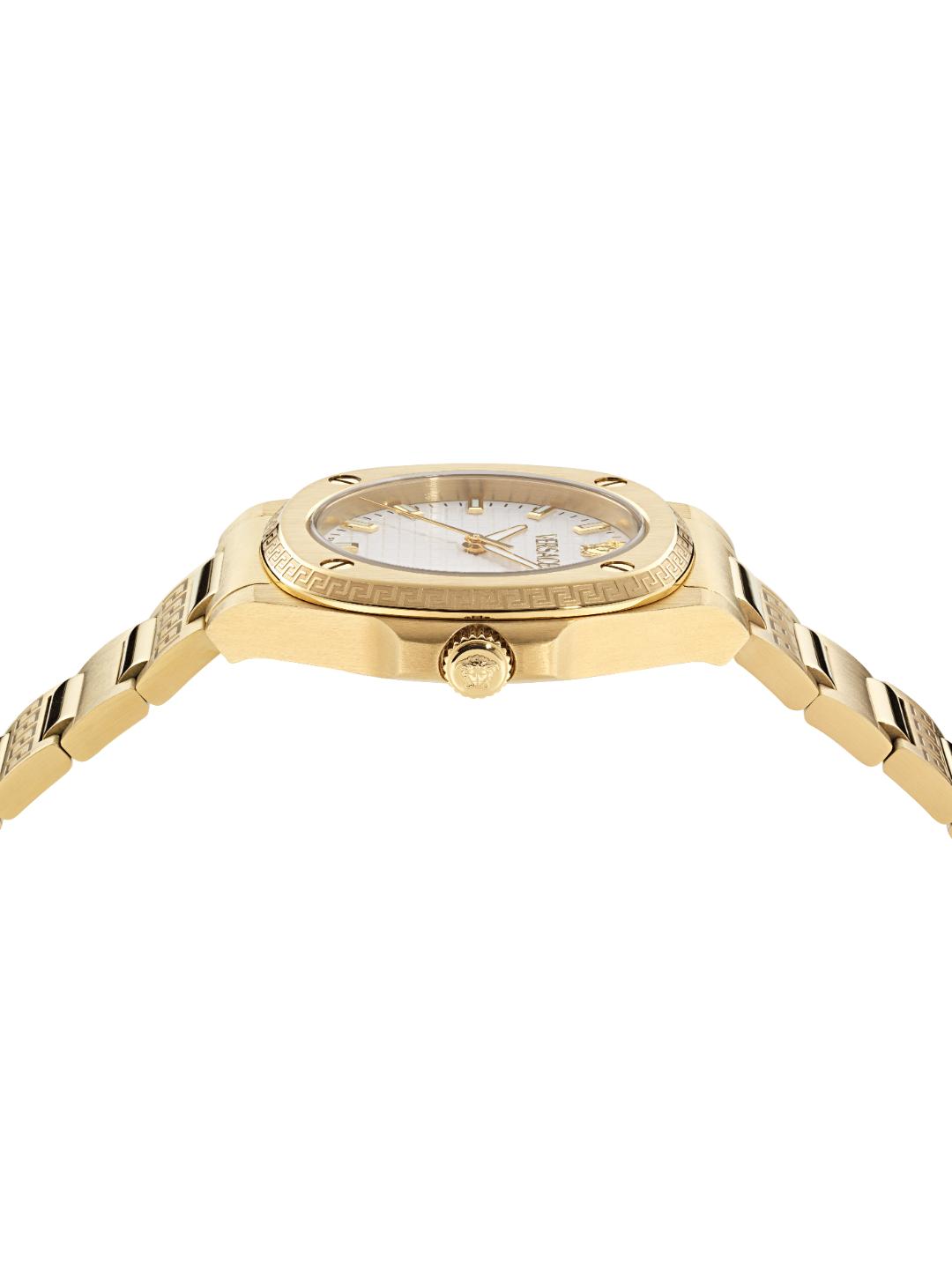 Versace 5H-GRECA PULSE Women 35.8mm White Dial Analog Watch VE5H00526