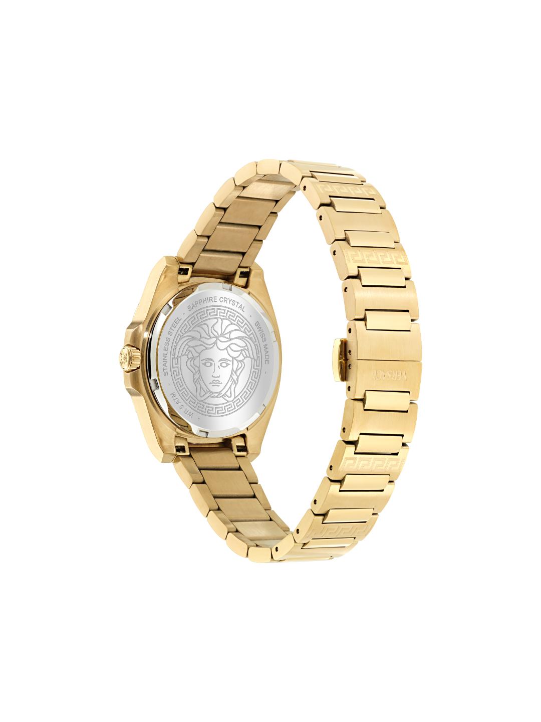 Versace 5H-GRECA PULSE Women 35.8mm White Dial Analog Watch VE5H00526