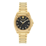 Versace 5H-GRECA PULSE Women 35.8mm Black Dial Analog Watch VE5H00626