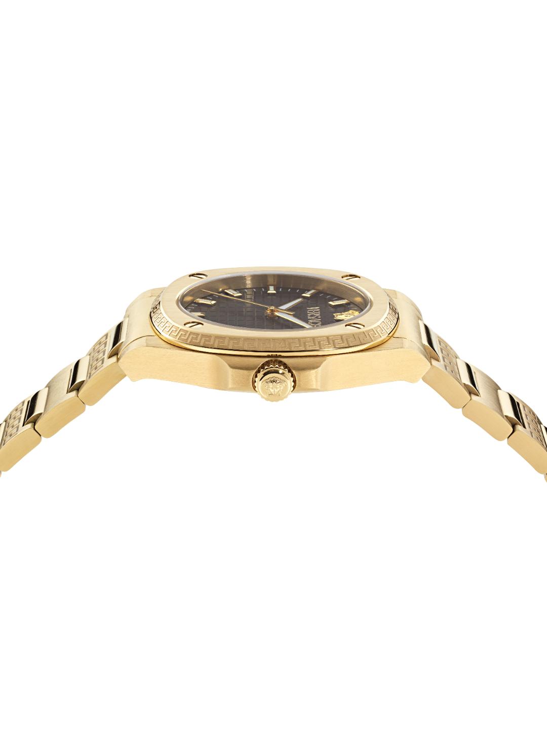 Versace 5H-GRECA PULSE Women 35.8mm Black Dial Analog Watch VE5H00626