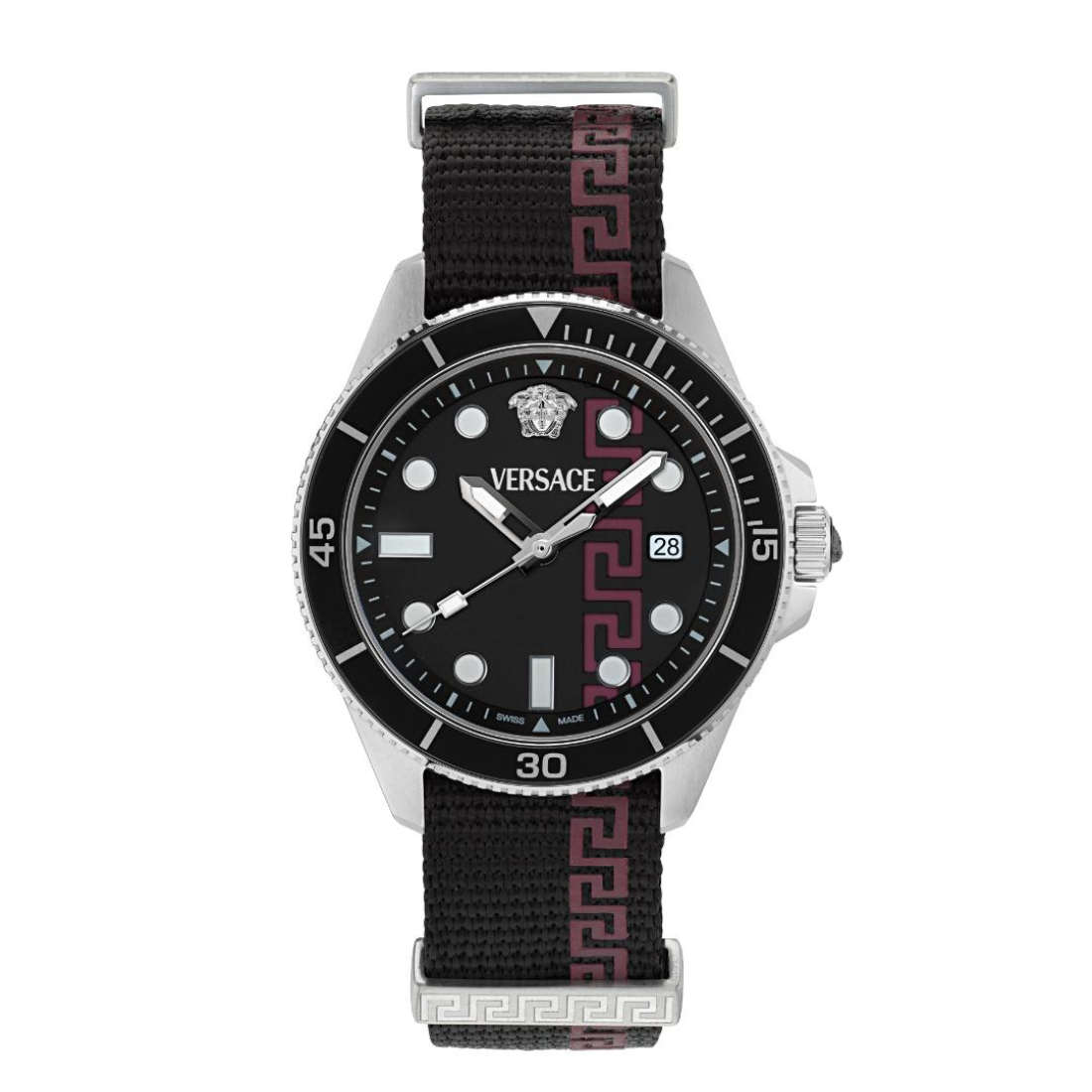 Versace 5J-GRECA FORCE Men 42 mm Black Dial Analog Watch VE5J00126