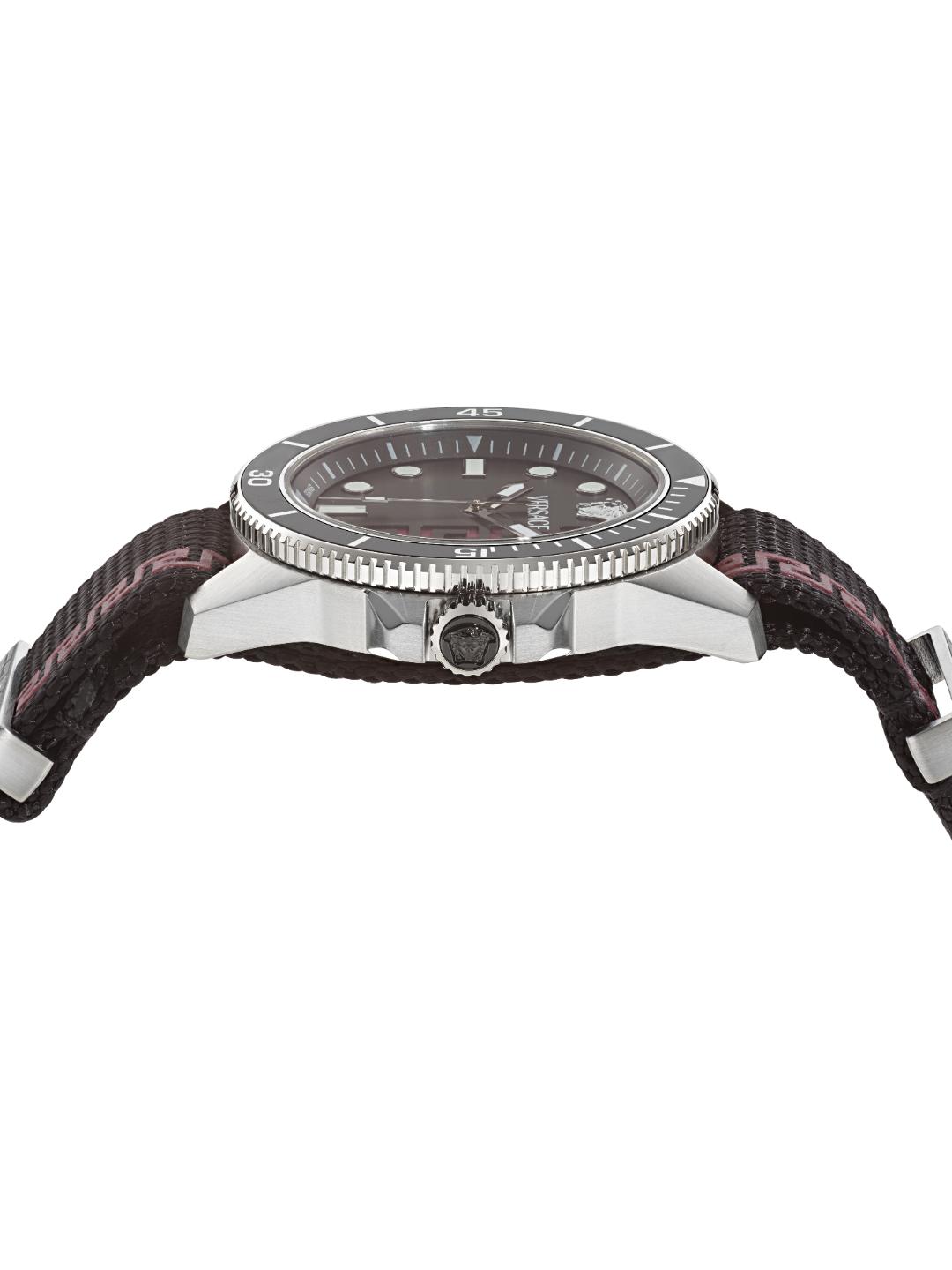 Versace 5J-GRECA FORCE Men 42 mm Black Dial Analog Watch VE5J00126