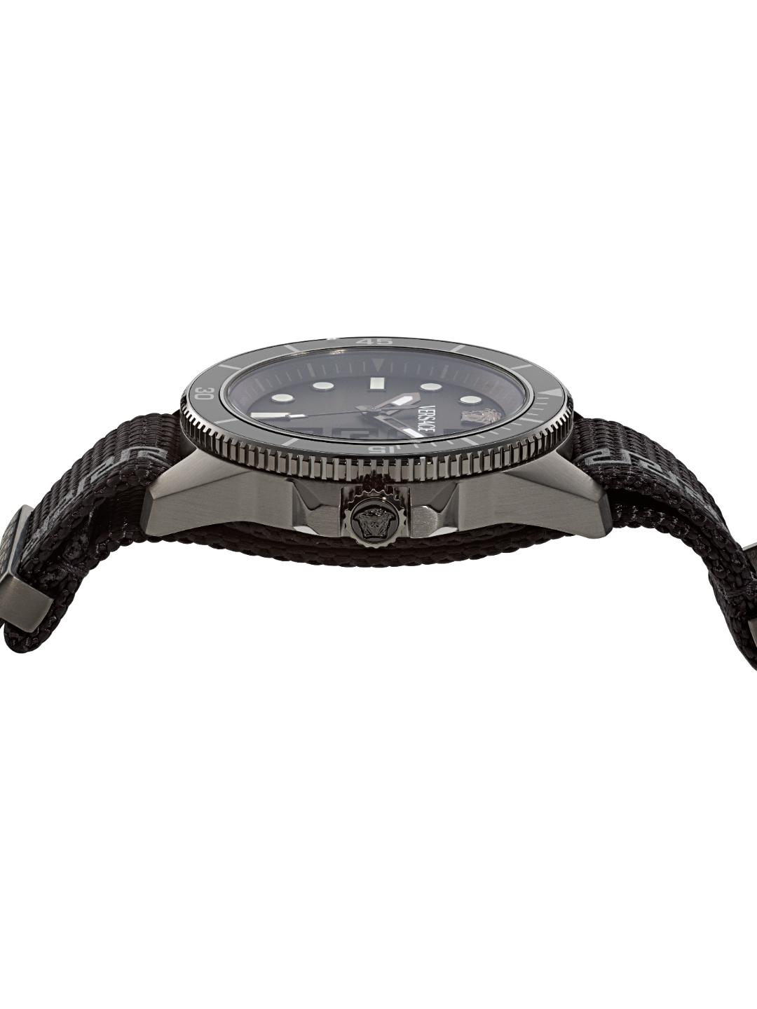 Versace 5J-GRECA FORCE Men 42 mm Black Dial Analog Watch VE5J00226