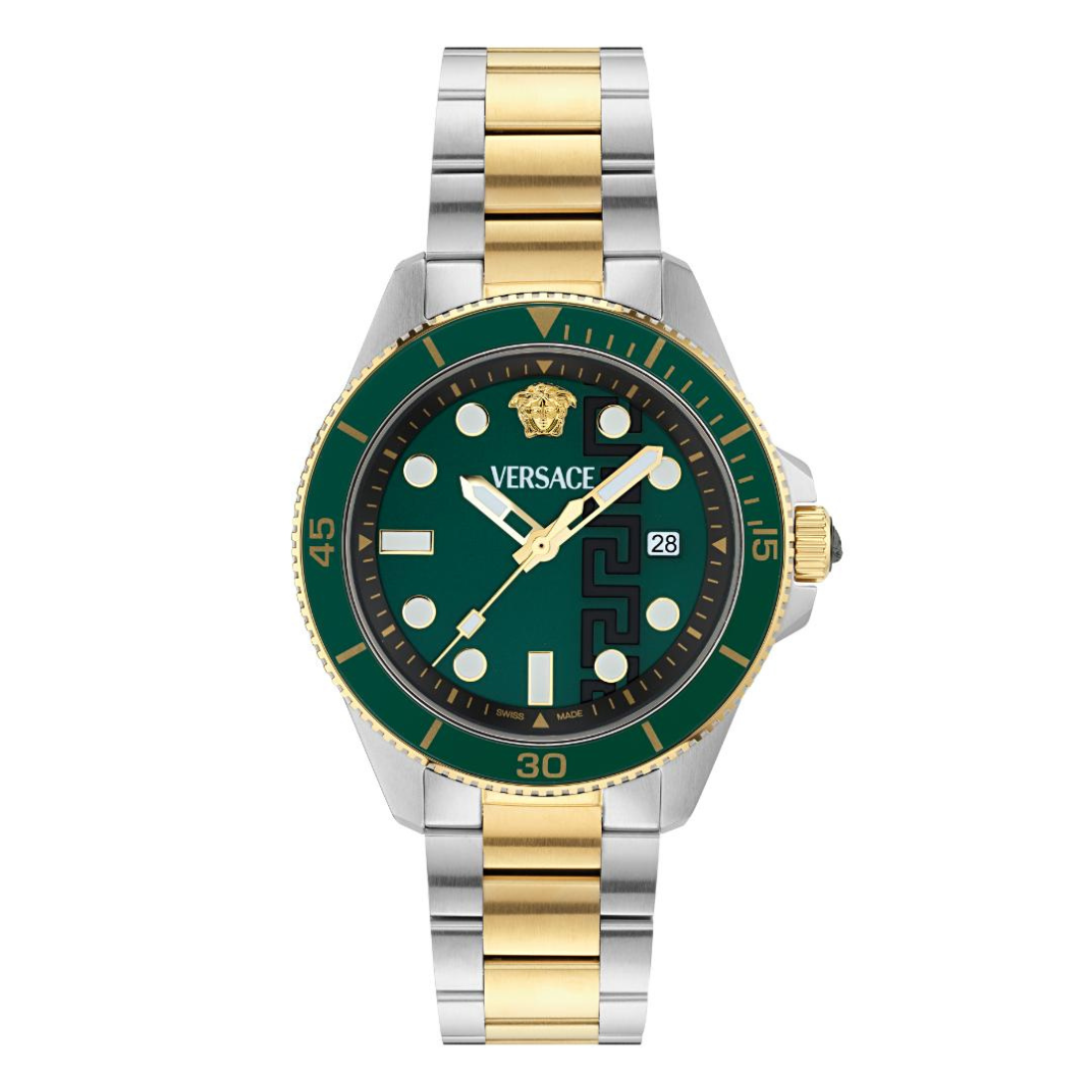 Versace 5J-GRECA FORCE Men 42 mm Green Dial Analog Watch VE5J00426