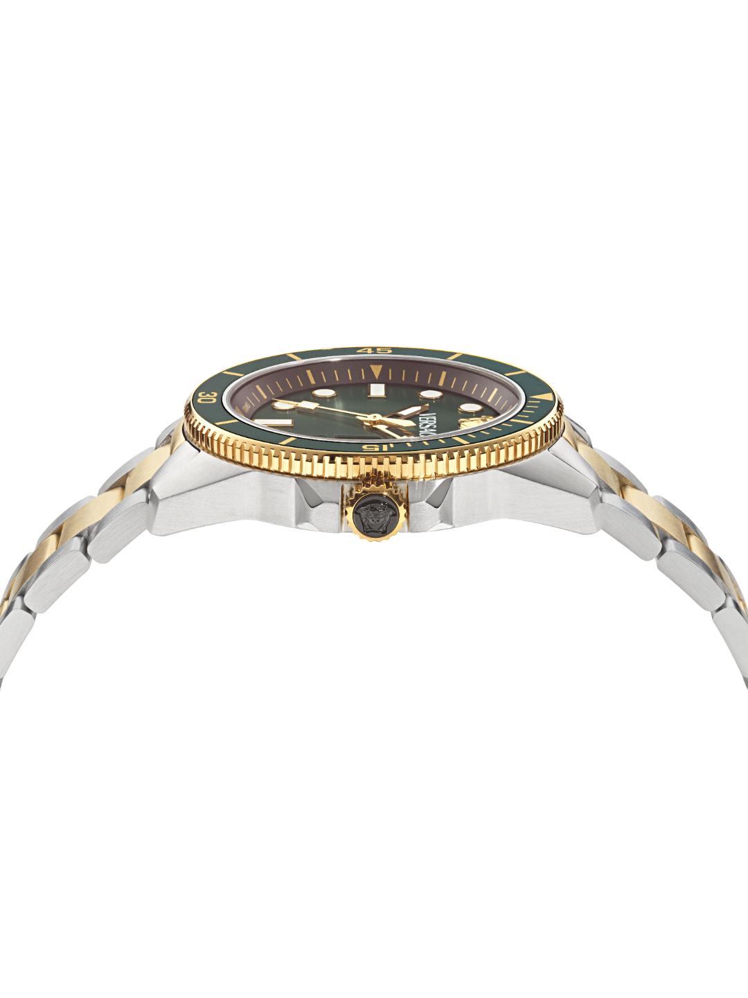 Versace 5J-GRECA FORCE Men 42 mm Green Dial Analog Watch VE5J00426
