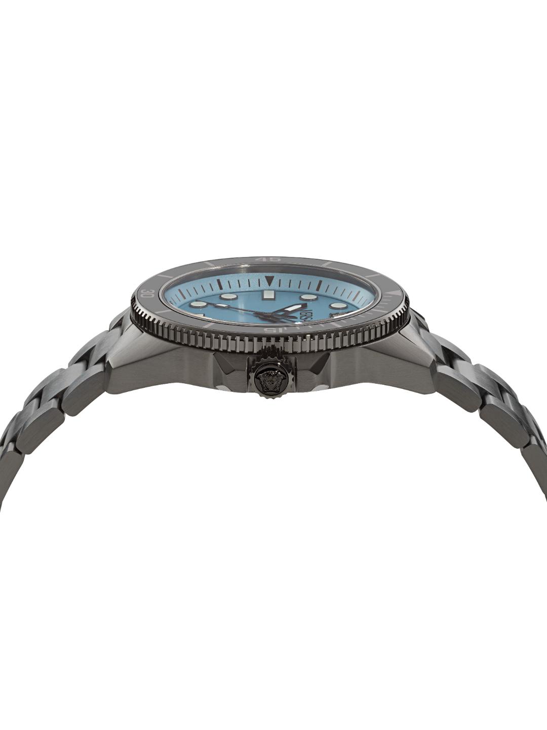 Versace 5J-GRECA FORCE Men 42 mm Light Blue Dial Analog Watch VE5J00526