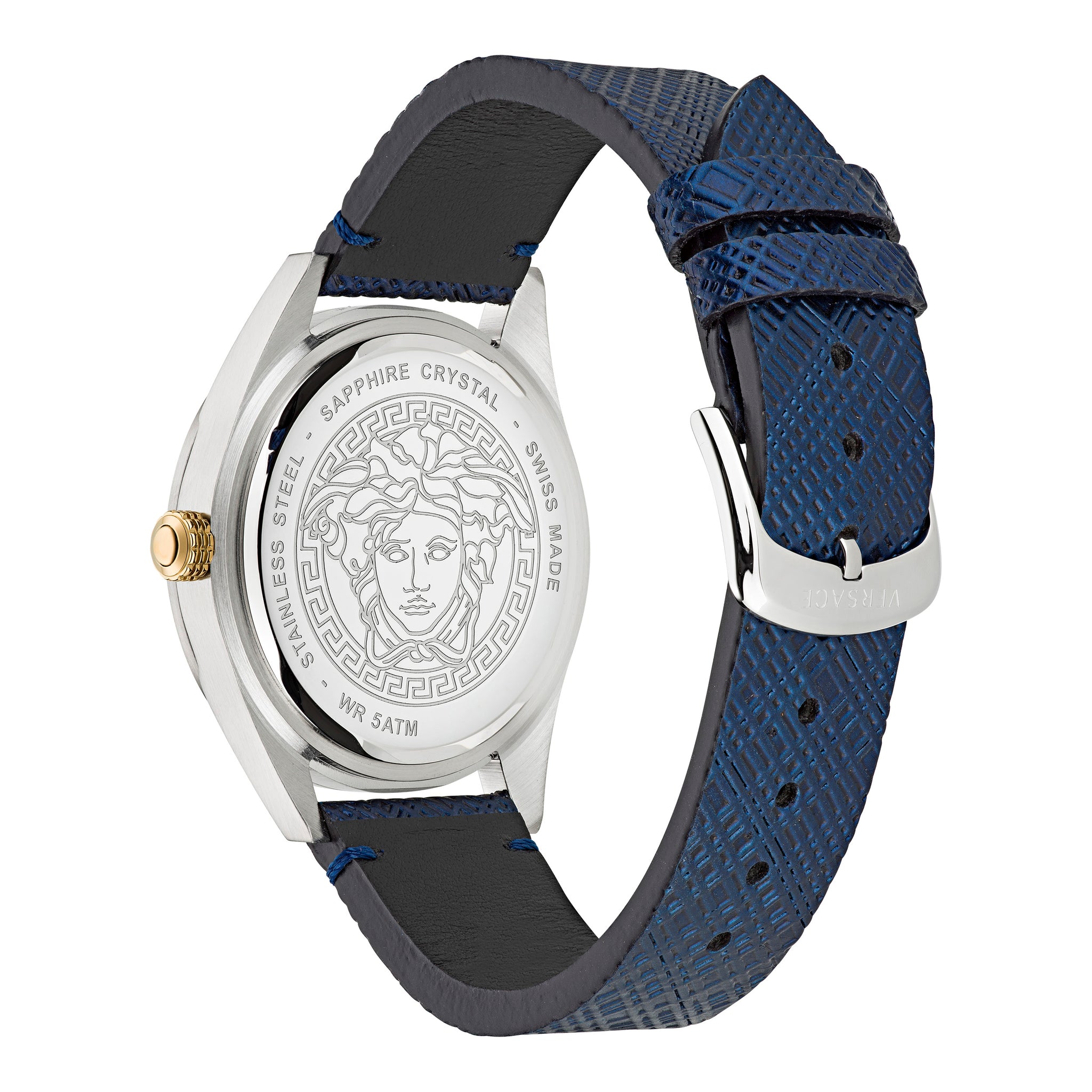 Versace 42 mm White silver Dial Men Watch VE6A00123