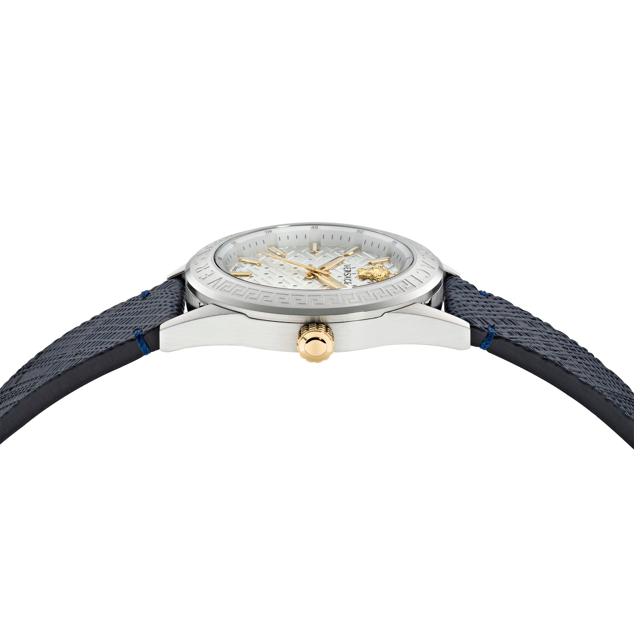 Versace 42 mm White silver Dial Men Watch VE6A00123