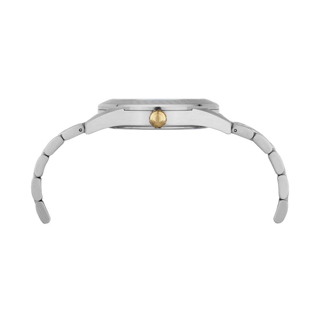 Versace V-Code 42 mm Light Blue Dial Men Analog Watch- VE6A00825